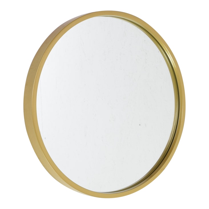 Lnxp Barok antieke wandspiegel zon in goud 42 x 42 cm ronde REPRO spiegel zon 63SP