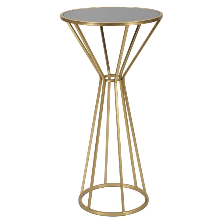 Table Ronde En Metal