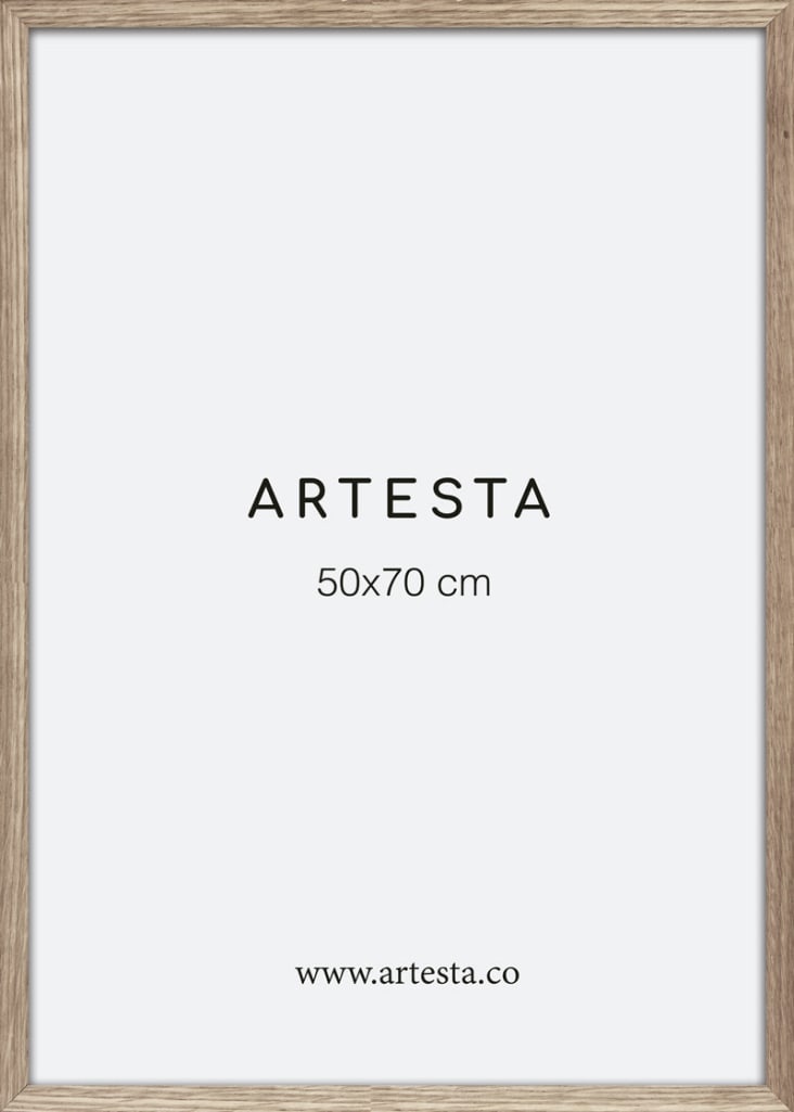 Marco de madera color roble 50x70cm ARTESTA