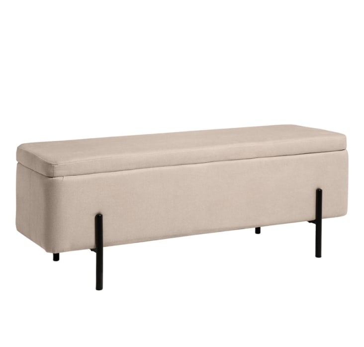GIMA Hocker Mit Kunstleder Sitz – Höhenverstellbar 55-75 Cm, 34 Cm Durchmesser, 5 Rollen, Weiß