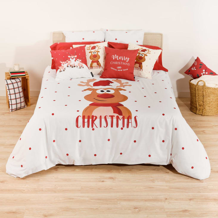 Funda nordica navidad algodon multicolor 200x200 cm Laponia 21 Maisons du Monde