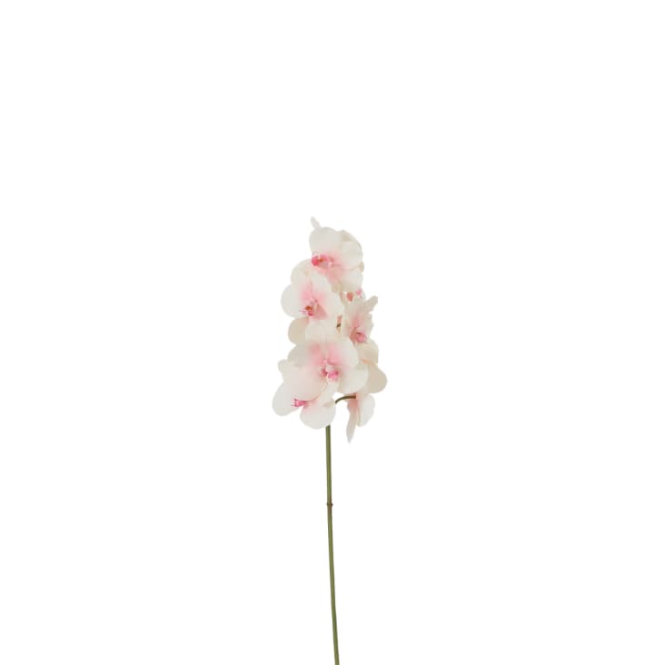 Orchidée artificielle rose et blanche H50 PHALAENOPSIS