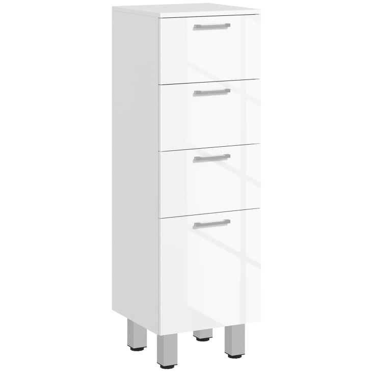 Mueble auxiliar baño blanco 30 x 30 x 93 cm Maisons du Monde
