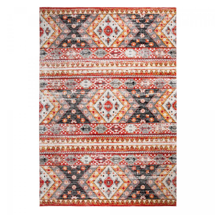 Tapis berbere motif ethnic ideal pour une chambre multicolore 120x170
