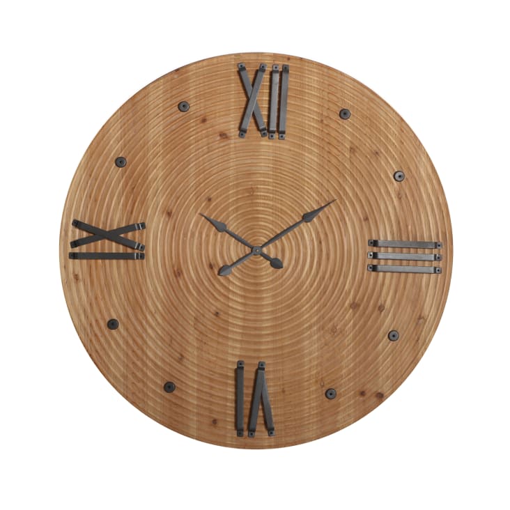 Reloj pared madera 90cm