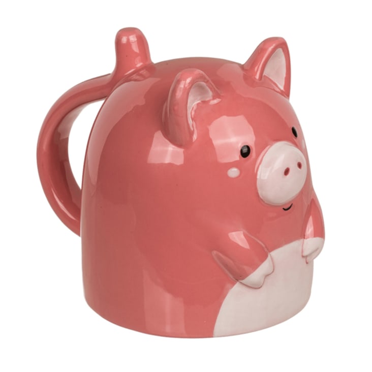 cochon tasse de thé tacheté