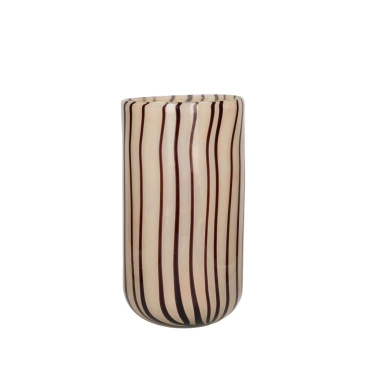 Vase en verre ø16cm - Blanc ivoire Cannes | Maisons du Monde