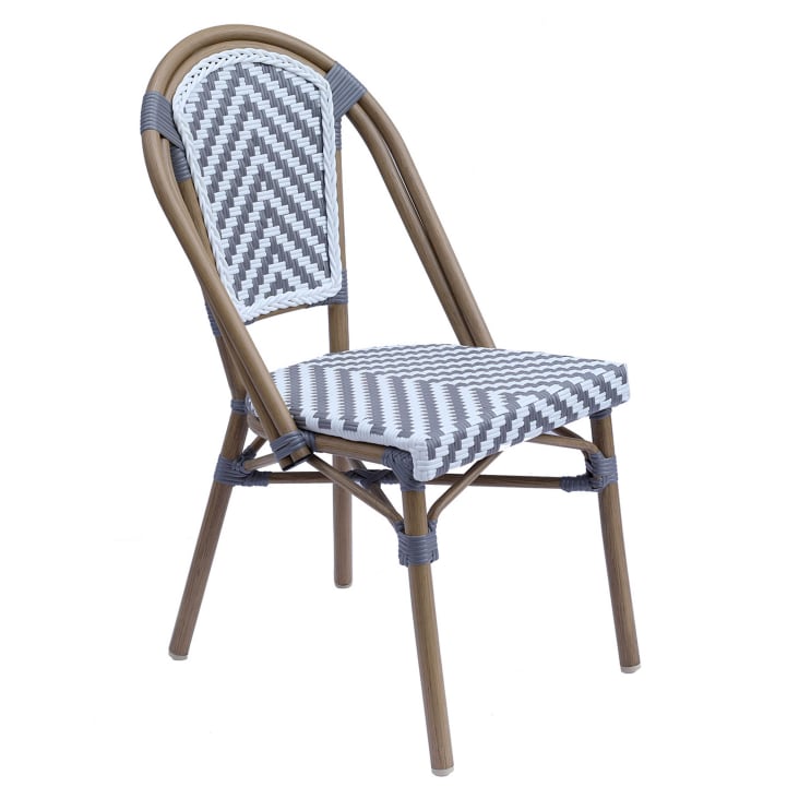 Gartenstuhl aus Aluminium und Polyrattan Auteuil Maisons du Monde