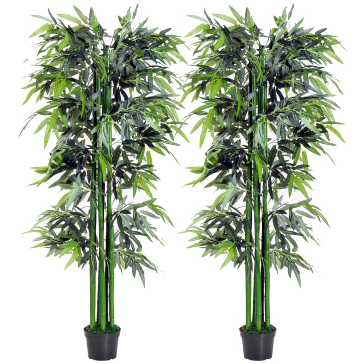 Artificial Ficus Tree Plant 130cm Variegated Realistic Faux Plants Leaf