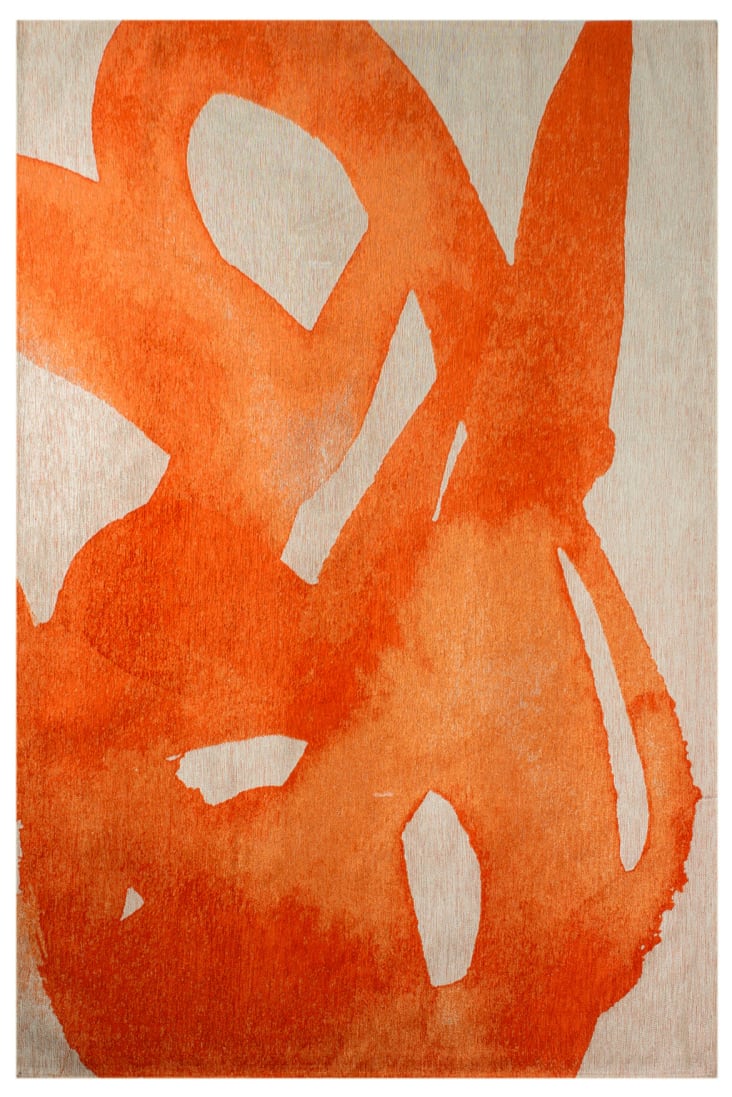 Tapis de salon moderne orange 160x230 cm Beam | Maisons du Monde