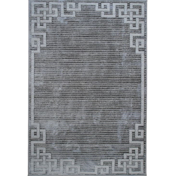 Teppich mit grafischem Muster, 160x230, grau Maisons du Monde
