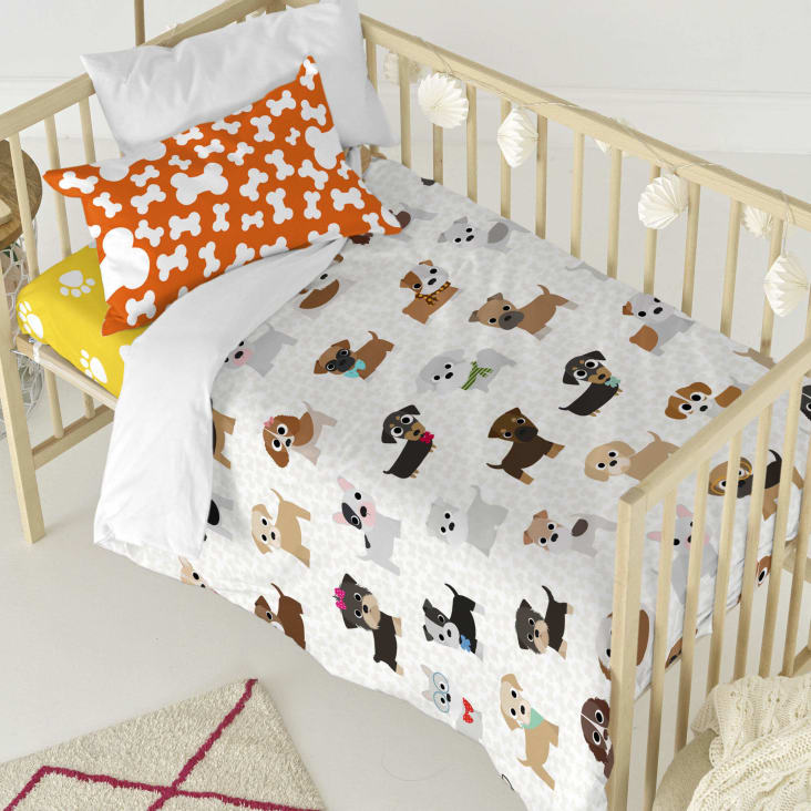 Juego nordico 2 piezas 100 algodon multicolor 100x120 cm cuna
