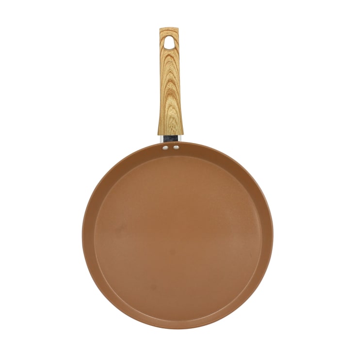 Crêpière Menastyl Colorama 26cm Safran | Antiadhésive Céramique | Induction | Aluminium 2.5mm