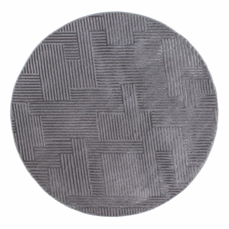 Set di 6 sedie da pranzo con motivo a bottoni, grigio