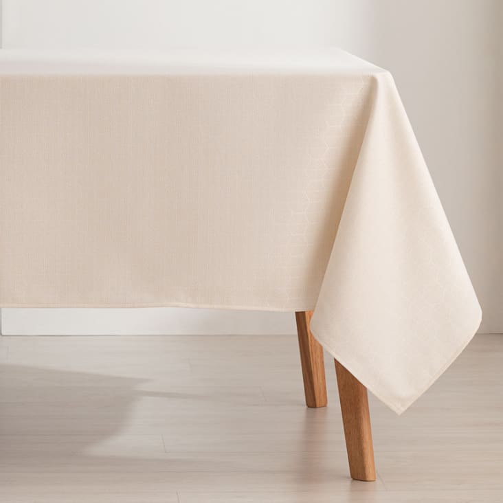 Tovaglia Jacquard Gobelino 140x180 Cm – Motivo Papaveri, 75% Poliestere 22% Cotone