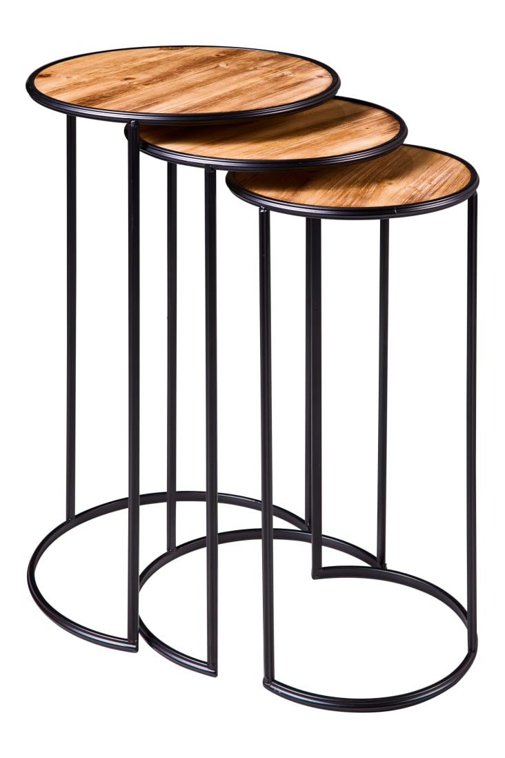 Tavolino Da Esterno Rotondo In Acciaio - Per Terrazza, Balcone E Giardino - Foto 5