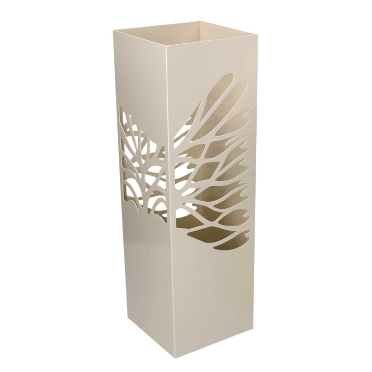 Portaombrelli In MetallO Argento | Per 12 Ombrelli | Design Moderno E Compatto