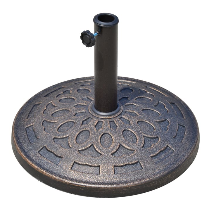 Sonnenschirmständer Aus Poly-Harz & Stahl – 19 Kg Schwer, Für Schirme Bis 38 Mm