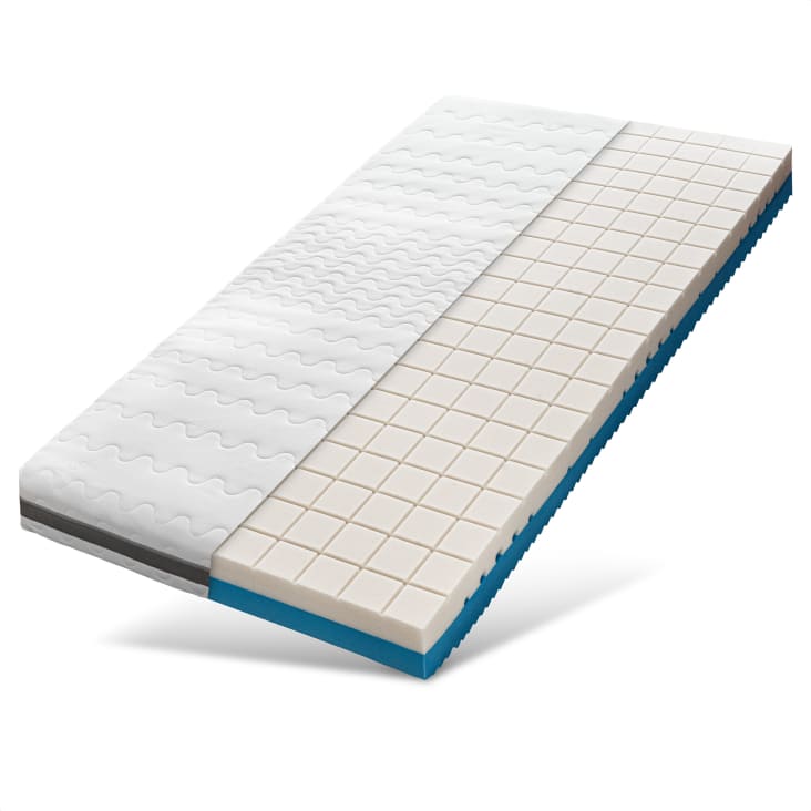 Matratze 90x200 H2 & H3, Hhe 18cm, Bezug mit Aloe Vera veredelt | Maisons  du Monde