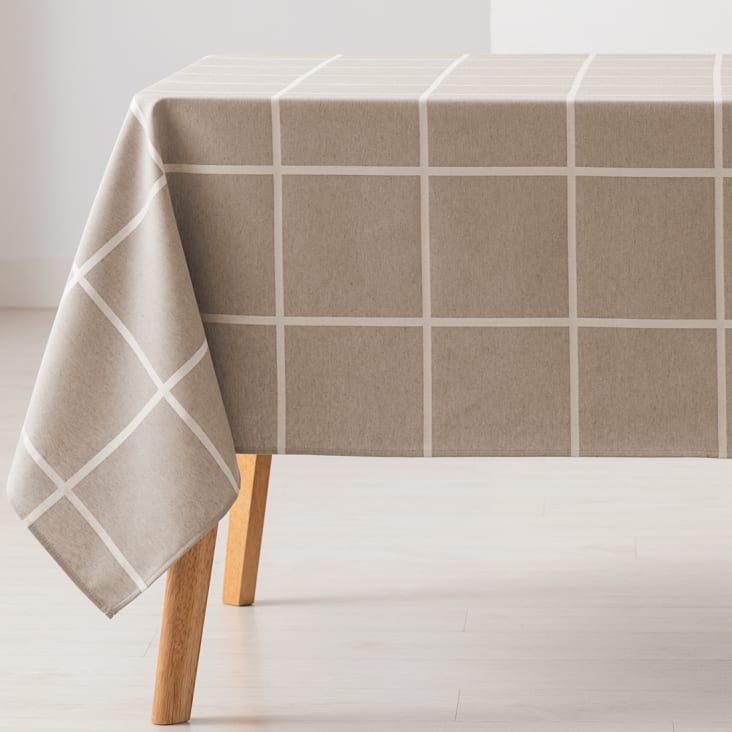 Mantel Navidad Algodón Jacquard Rojo 140x350 Cm Holly | Maisons Du Monde