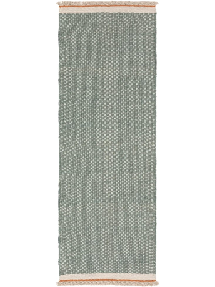 Linon New Flokati 1400 gram Wool 2'4 x 4'3 Area Rug in Pastel Violet