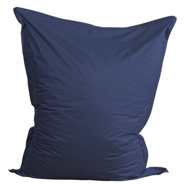 Navy outdoor pouf discount