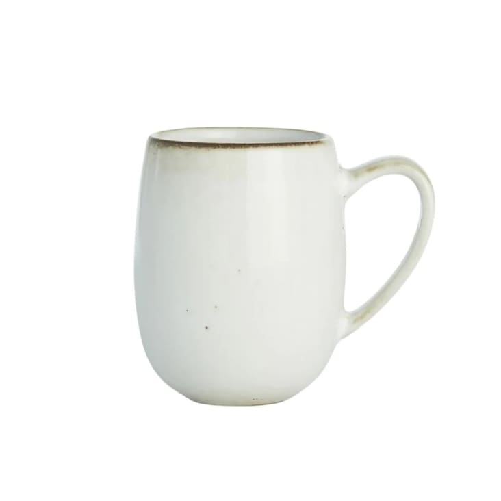 Tasse AC Milan En Céramique – Logo Officiel, Blanc, Passe Au Lave-vaisselle – Produit Officiel Du Club