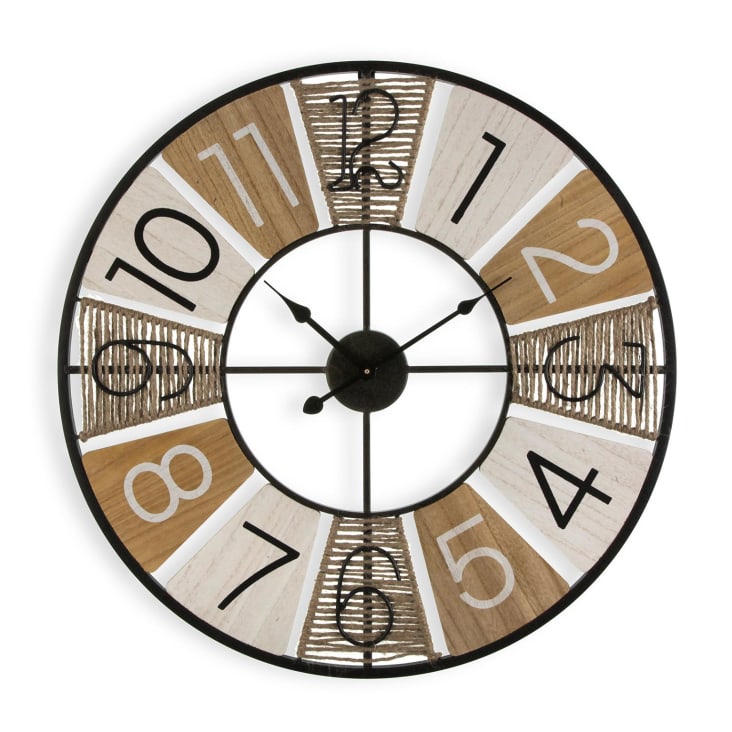 Horloge Murale Style Imitation Stowa – Design Sobre Et épuré – Sans Marque