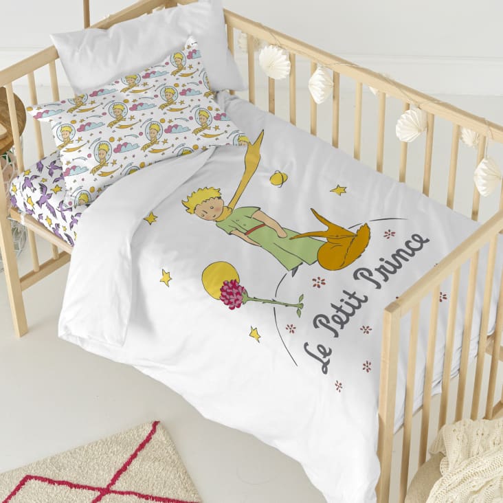 Parure housse de couette 2 pieces 100 Coton Multicolore 100x120 cm Ses amis Maisons du Monde