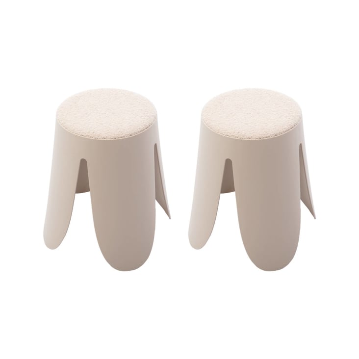 Tabourets-coffres Empilables Industriels Noirs (lot) - Métal, Rangement, 40x40x52cm