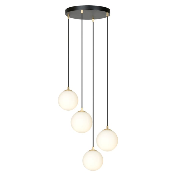 Lampadario Eglo Alessandra - Sospensione Regolabile In Vetro Alabastro - Foto 11