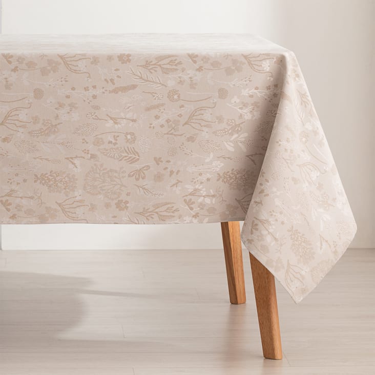 Tovaglia In Cotone Stampato Trattamento Antimacchia 140x240 Cm May Multi M22096014 - 6