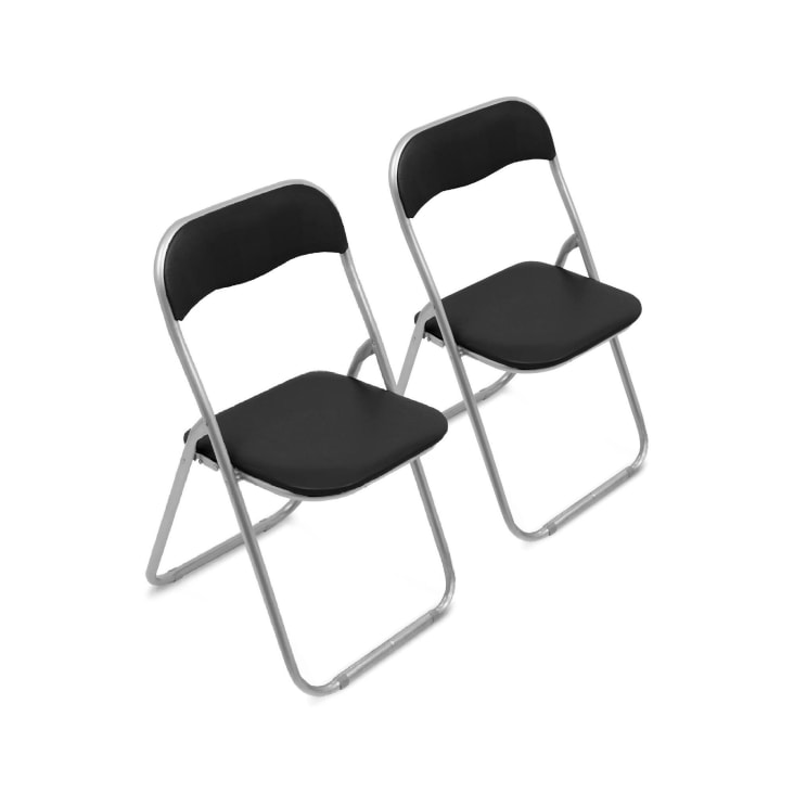 Maison Exclusive - Chaises pliables lot de 2 Bois teck solide et tissu