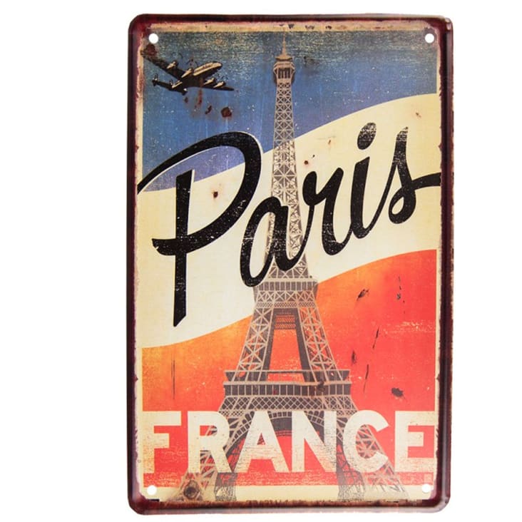Plaque Décorative Vintage Fender, Métal, 20 X 30 Cm, Style Rétro