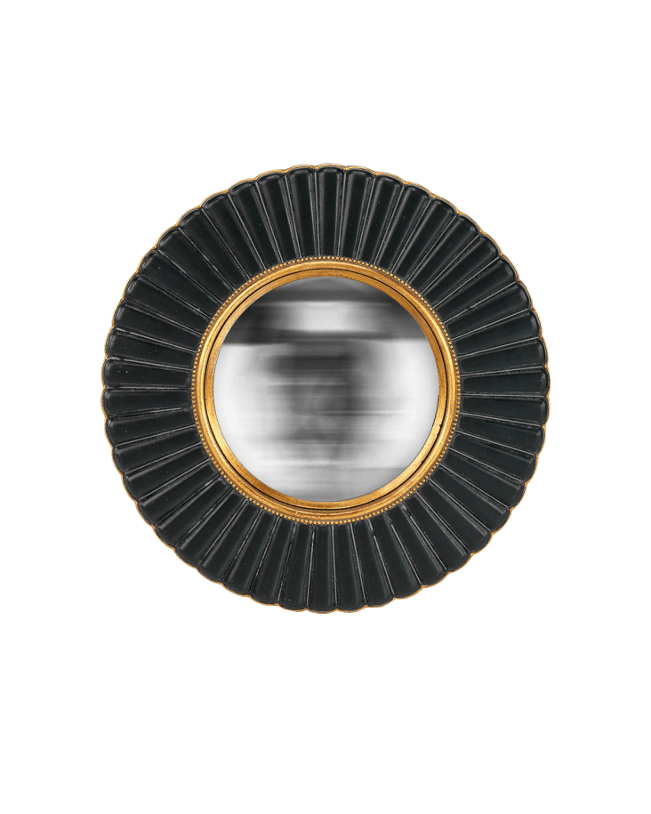 Maisons du Monde Miroir Doré Ancien Noir Industriel