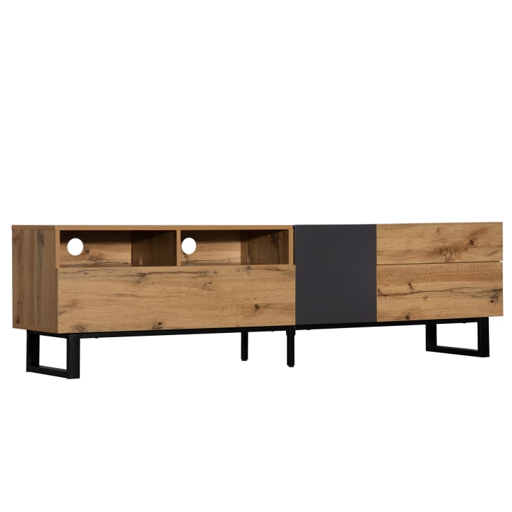 Federa Per Cuscino Decorativa 40×40 Cm – Tema Ancora Marina E Legno – In Cotone E Lino – Cerniera Invisibile