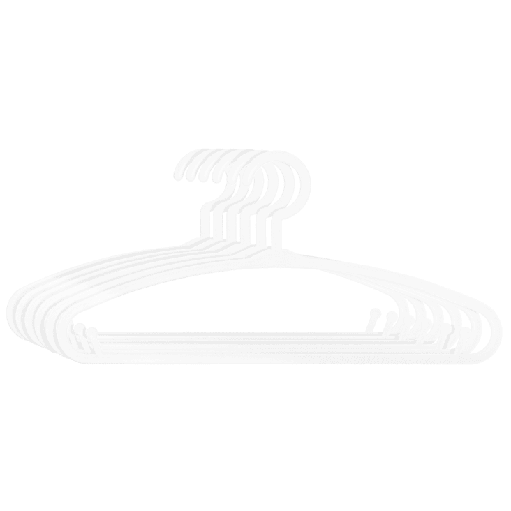 Cintres Plastique AC-Déco - Lot De 6 - Rose - Pour Armoire, Dressing