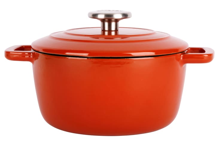Cocotte en Fonte, orange, D20xh 10,5 cm Fontestic | Maisons du Monde