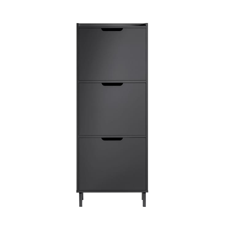 MAX Houser Scarpiera in metallo a 3 livelli, organizer per scarpe autoportante, torre per scarpe a griglia metallica per armadio camera da letto, ingresso, canna di fucile