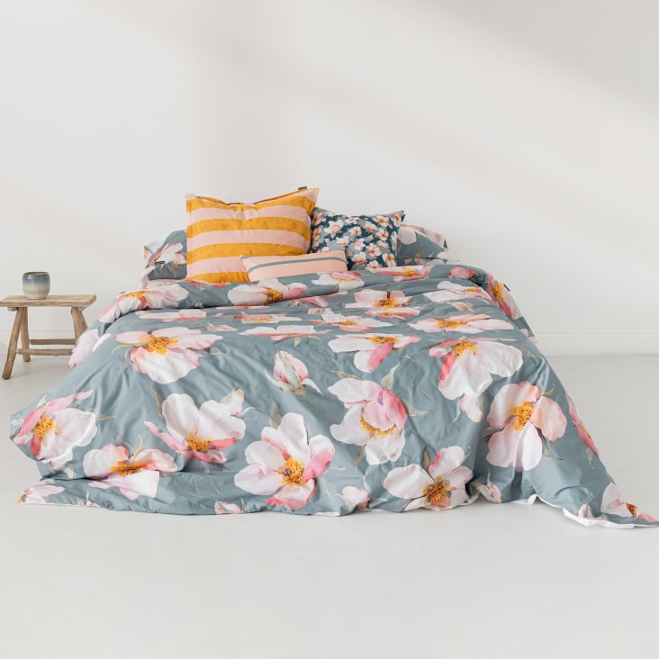 Copripiumino 100 Cotone multicolore 260x240 cm Spring blossom Maisons du Monde