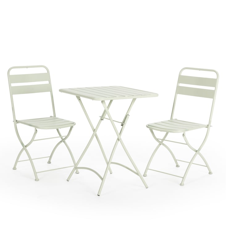 Set Giardino 3 Pezzi Outsunny: Tavolino + 2 Sedie In Rattan Stile Boho Chic, Grigio - Perfetto Per Terrazzo E Balcone - Foto 2