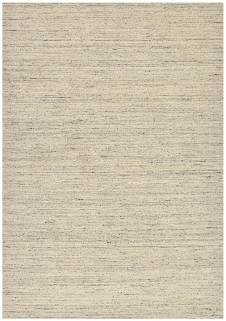 Alfombra Jaspeada Tejida A Mano Gris Natural 250x350 Cm Pure Maisons 