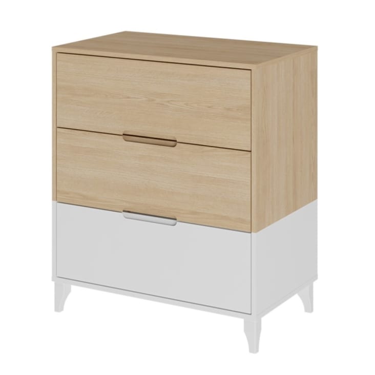 Commode 3 Tiroirs Blanc Et Bois Dixie Maisons Du Monde commode-3-tiroirs-blanc-et-bois-dixie-maisons-du-monde