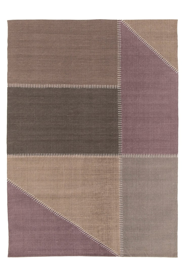 Tapis naturel 100 coton multicolore 160 x 230 cm Bukhara Maisons du
