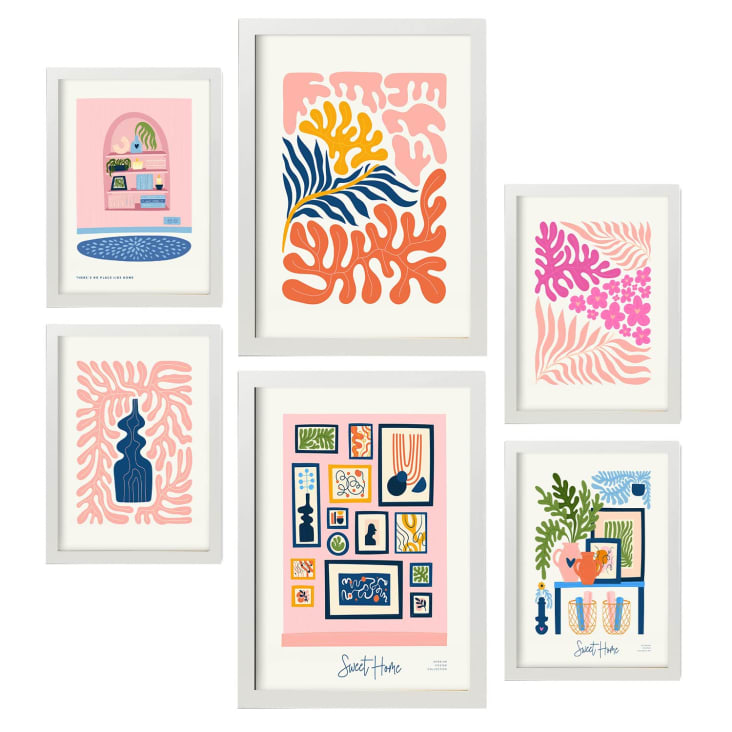 Set 6 Stampe Botaniche Da Parete - Stile Bohémien E Rustico, 20x25cm, Per Camera E Soggiorno - Foto 8