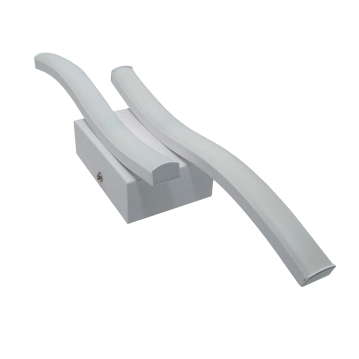 Applique Led 12w Infinito Lampada Da Parete Intrecciato Bianco Stile Moderno Luce Fredda Naturale Calda Naturale 4000k 58845033 - Foto 4