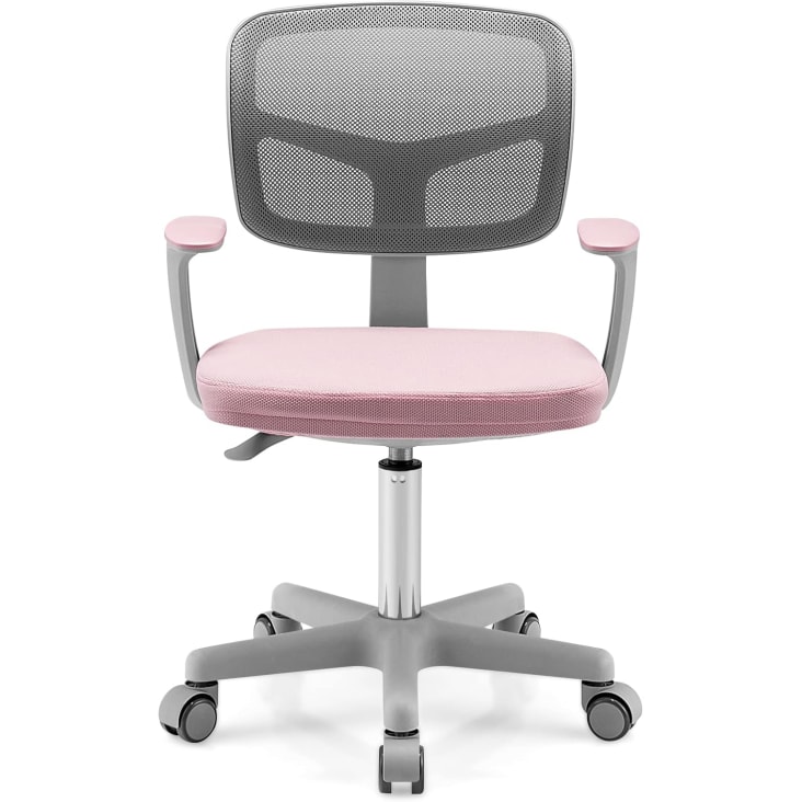 Bureau Enfant Réglable Avec Chaise - Table Inclinable 0-40°, Hauteur Ajustable, Tiroir, Rose/bleu/gris