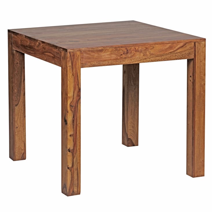 FineBuy Tavolino Da Salotto In Legno Massello Sheesham – 100x60x47 Cm, Design Moderno Con Gambe A Forcina E Vano Portaoggetti - 5