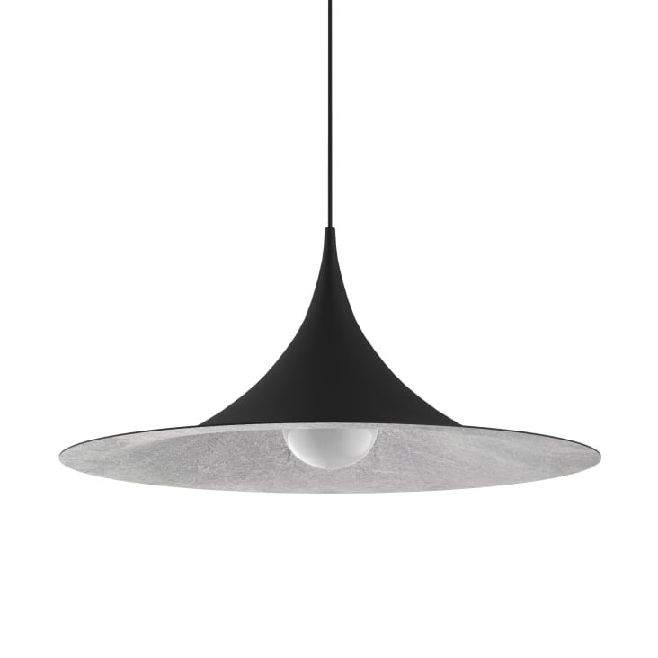 Lampadaire Décoratif Genevote – Feuille D'argent – 170 Cm – Douille E27 – Licht-Erlebnisse