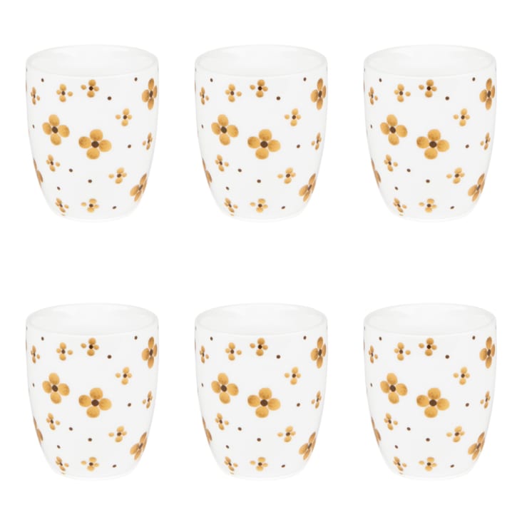 Mug à Café En Porcelaine Blanche - Création "Louise De Paris" Par Emmanuelle Legavre - Occasion